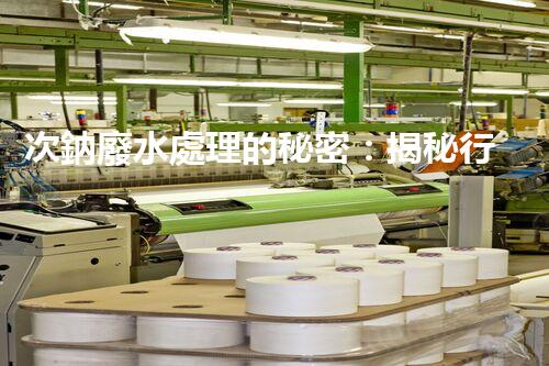 次鈉廢水處理的秘密：揭秘行業(yè)不為人知的技術(shù)？